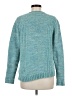 Alfred Dunner 100% Polyester Tweed Teal Pullover Sweater Size M - photo 2