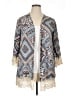 Xhilaration 100% Polyester Gray Kimono Size XL - photo 1