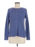 L.L.Bean 100% Cotton Blue Cardigan Size Med R - photo 1
