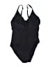 Tommy Bahama Solid Black One Piece Swimsuit Size 14 - photo 2