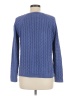L.L.Bean 100% Cotton Blue Cardigan Size Med R - photo 2