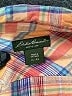 Eddie Bauer 100% Cotton Plaid Orange Long Sleeve Button-Down Shirt Size XL - photo 7