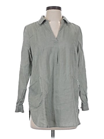 Soft Surroundings 3/4 Sleeve Button-Down Shirt (view 1)