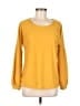 Rose + Olive Yellow Long Sleeve Blouse Size M - photo 1