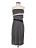 The Limited 100% Polyester Stripes Gray Cocktail Dress Size XS - photo 1