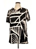 Westbound Graphic Black Short Sleeve Top Size 1X - photo 1