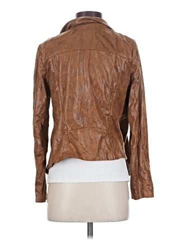 Skies Are Blue Faux Leather Jacket (view 2)