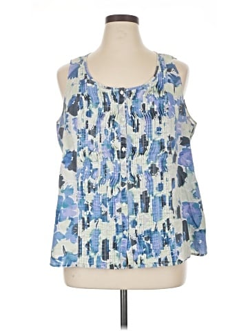 Basic Editions Sleeveless Blouse (view 1)