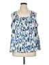 Basic Editions 100% Cotton Blue Sleeveless Blouse Size 1X - photo 1