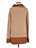Gap Stripes Brown Turtleneck Sweater Size M (tall) - photo 2