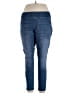 Isabel Maternity Solid Blue Jeggings Size 18 Maternity - photo 1