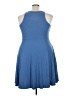 Torrid Solid Blue Casual Dress Size 3X Plus (3) - photo 2