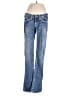 True Religion Hearts Blue Jeans Size 27 waist - photo 1