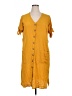 Millenium 100% Polyester Yellow Casual Dress Size XL - photo 1