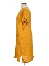 Millenium 100% Polyester Yellow Casual Dress Size XL - photo 5
