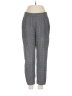 Theory 100% Silk Houndstooth Gray Silk Pants Size 4 - photo 1