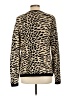 Dialogue Animal Print Gold Cardigan Size L - photo 2