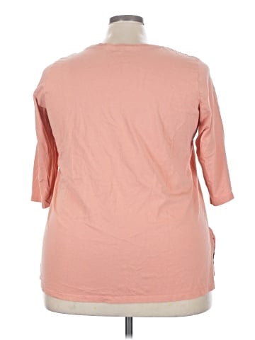 Woman Within 3/4 Sleeve T-Shirt (view 2)