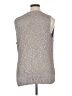 St. John 100% Viscose Metallic Silver Sweater Vest Size XL - photo 2