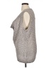 St. John 100% Viscose Metallic Silver Sweater Vest Size XL - photo 5
