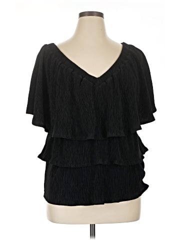 Attitudes by Renee Short Sleeve Blouse (view 1)