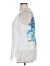 Unique Spectrum White Sleeveless Blouse Size XL - photo 5