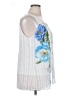 Unique Spectrum White Sleeveless Blouse Size XL - photo 4