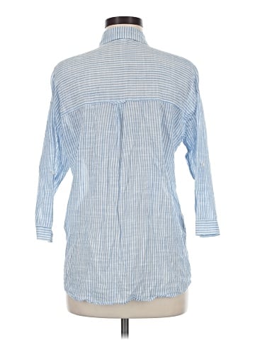 Be Cool 3/4 Sleeve Button-Down Shirt (view 2)