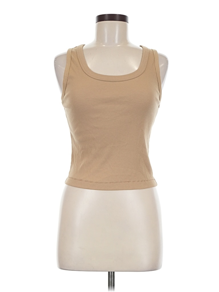 Pre-owned Universal Thread Sleeveless T-shirt In Tan