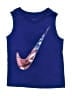 Nike 100% Cotton Blue Sleeveless T-Shirt Size 3T - photo 1