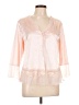 Bebe 100% Polyester Pink 3/4 Sleeve Blouse Size L - photo 1