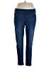 Chico's Solid Blue Jeans Size XL Tall (3) - photo 1