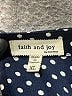 Faith and Joy 100% Polyester Polka Dots Black Sleeveless Blouse Size XL - photo 7