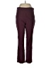 Rafaella Solid Burgundy Active Pants Size 12 - photo 1