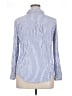 Tinsel 100% Viscose Stripes Blue Long Sleeve Button-Down Shirt Size XL - photo 2