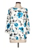 Cathy Daniels Ivory 3/4 Sleeve T-Shirt Size L - photo 1
