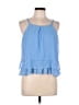 Knitworks 100% Polyester Blue Sleeveless Blouse Size XXL - photo 1
