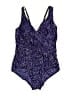 Miraclesuit Paisley Blue One Piece Swimsuit Size 18 - photo 1