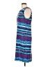 Sag Harbor 100% Polyester Print Blue Casual Dress Size 12 - photo 5