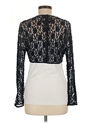 Carmen Marc Valvo Long Sleeve T-Shirt (view 2)