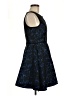 Black Halo 100% Polyester Paisley Blue Cocktail Dress Size 6 - photo 4