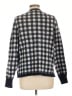 J.Crew 100% Cashmere Checkered-gingham Black Cashmere Pullover Sweater Size L - photo 2