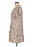 Volcom 100% Viscose Animal Print Tan Casual Dress Size 10 - photo 5