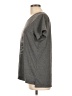 Xersion Stripes Gray Short Sleeve T-Shirt Size L - photo 5