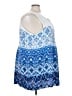Lane Bryant 100% Rayon Blue Sleeveless Blouse Size 3X - photo 4