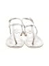 J.Crew Factory Store Silver Sandals Size 9 - photo 2