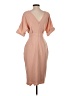 ASOS 100% Polyester Solid Tan Cocktail Dress Size 4 - photo 2