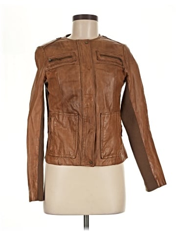 Vince. Leather Jacket (view 1)