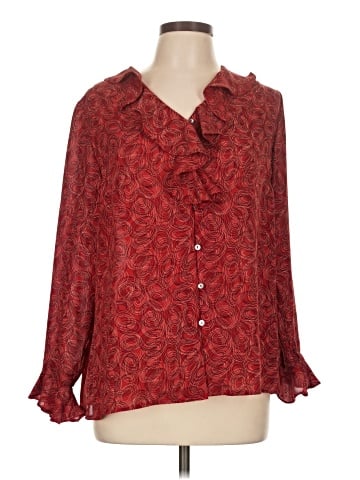 Karen Scott 3/4 Sleeve Blouse (view 1)