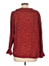 Karen Scott 100% Polyester Red 3/4 Sleeve Blouse Size L - photo 2